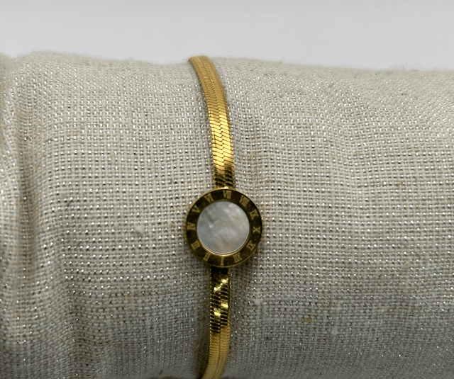 Bracelet nacre blanche 