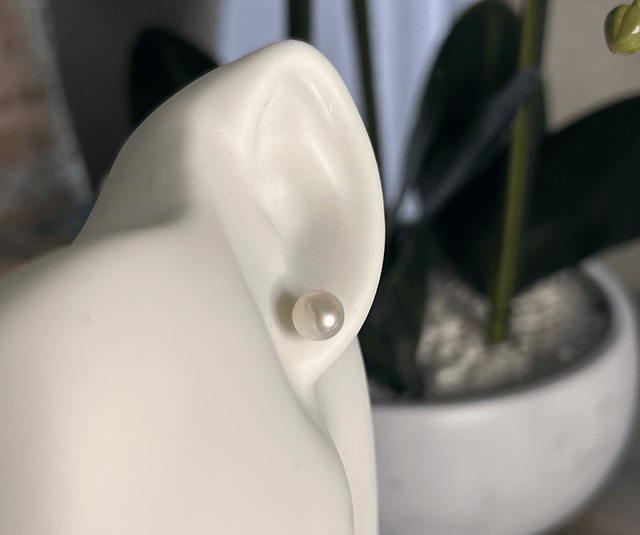 Boucle perle d’eau douce
