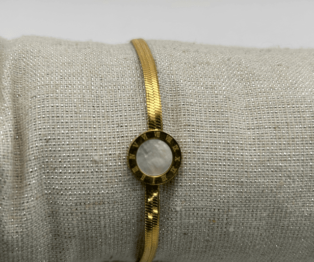 Bracelet nacre blanche 