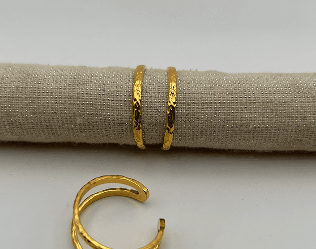 Bague double anneau